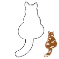 Formy do ciast - Wykrawacz do ciastek stalowy kot 8,5 cm - miniaturka - grafika 1