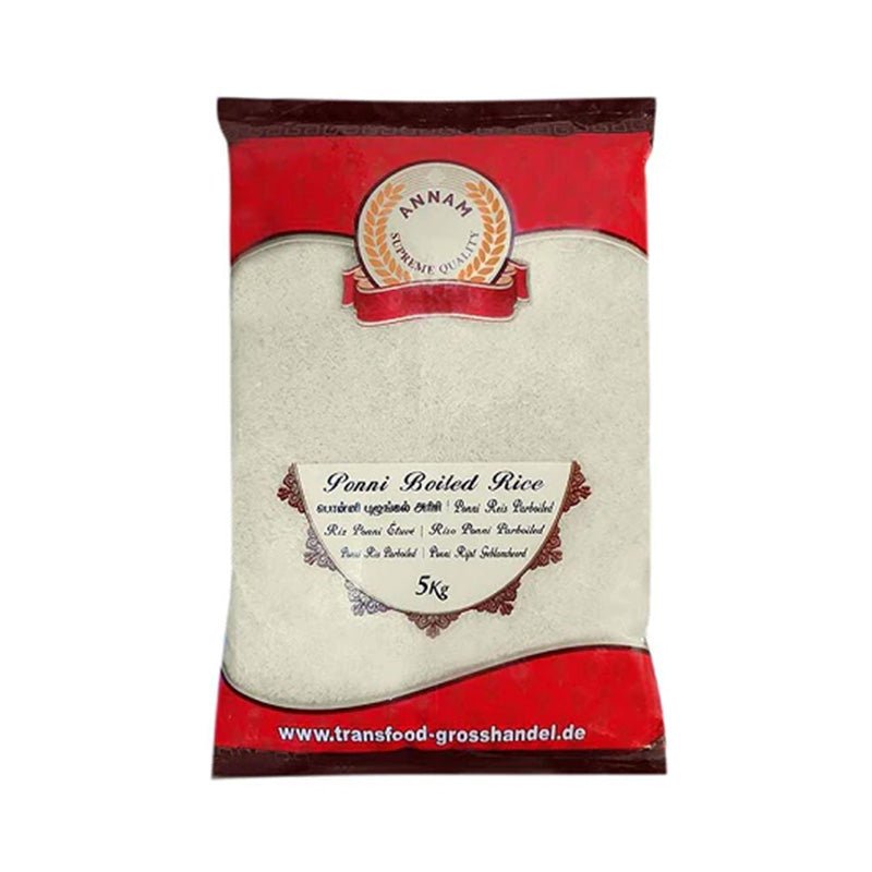 Ryż Annam Ponni Boiled Rice 5 kg – lekki sypki ryż z południowych Indii