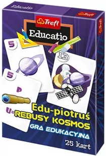 Trefl Piotruś Rebusy Kosmos 08435 - Gry karciane - miniaturka - grafika 3