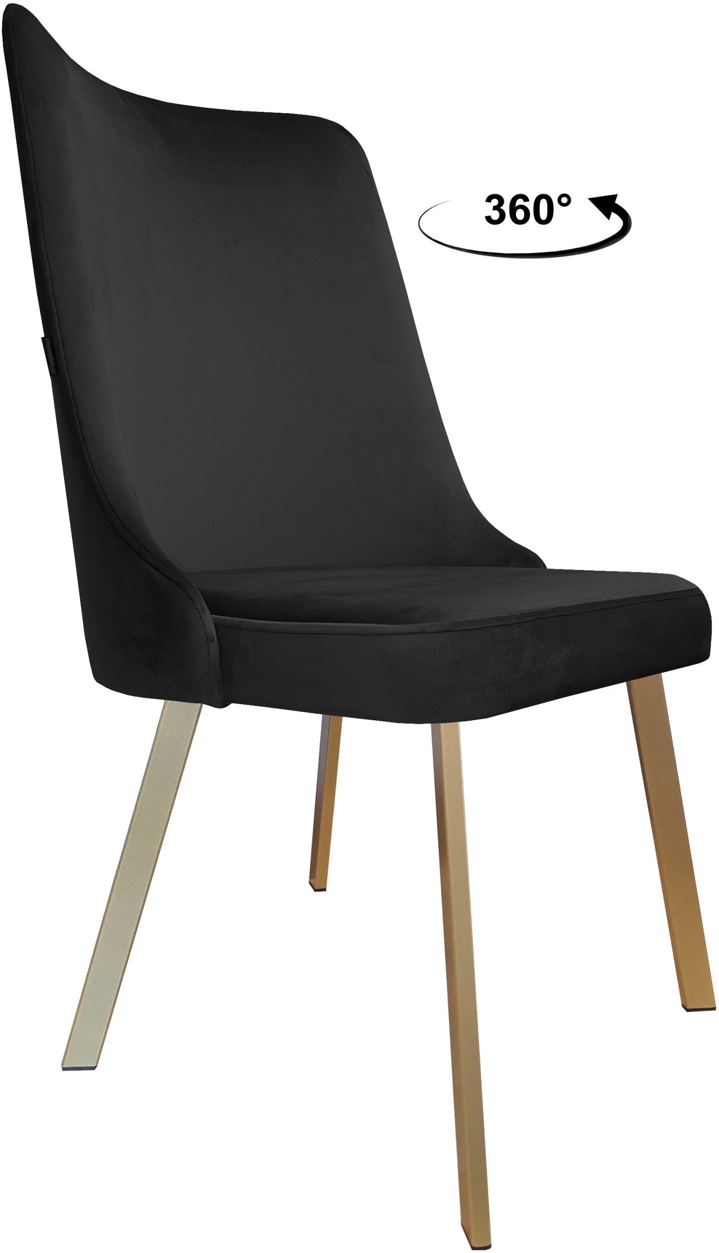 Krzesło obrotowe Victor noga Profil złota MG19