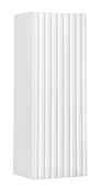Szafki łazienkowe - Biała ryflowana szafka łazienkowa R2-F35 - miniaturka - grafika 1