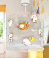 Lampy sufitowe - Lampa sufitowa Kawaii Friends Zwierzęta Szara dla dzieci - miniaturka - grafika 1