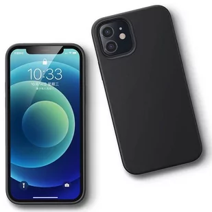 Ugreen Protective Silicone Case gumowe elastyczne silikonowe etui pokrowiec iPhone 12 mini czarny - Etui i futerały do telefonów - miniaturka - grafika 2