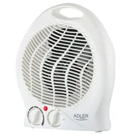 Ogrzewanie przenośne - Adler Heater AD7728 Fan Heater, 2000 W, Number of power levels 2, White - miniaturka - grafika 1