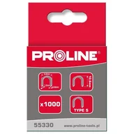 Akcesoria do elektronarzędzi - PROLINE 55330 Zszywki hartowane półokrągłe 10mm - miniaturka - grafika 1