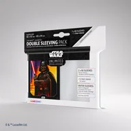Akcesoria do gier planszowych - Gamegenic: Star Wars Unlimited - Double Sleeving Pack - Darth Vader - gra - miniaturka - grafika 1