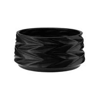 Donice - Osłonka ceramiczna SOPHIA 19 x 9 26936 czarny - miniaturka - grafika 1