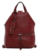 Plecaki - Tamaris Plecak "Nele" w kolorze ciemnoczerwonym - 34 x 32 x 20 cm - miniaturka - grafika 1