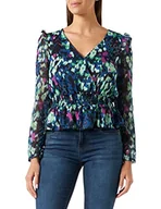 Koszulki i topy damskie - Morgan damski top TAZUR niebieski TL, Niebieski, L - miniaturka - grafika 1