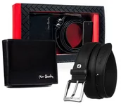 Paski - Zestaw prezentowy: skórzany portfel i pasek męski - Pierre Cardin - miniaturka - grafika 1