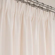 Zasłony - Gotowa zasłona do salonu na taśmie Jodełka, kolor kremowy, rozmiar: 140x250 cm - miniaturka - grafika 1