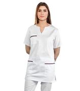 Odzież medyczna - Tunika medyczna damska CLINIC kolor biały 3XL - miniaturka - grafika 1
