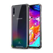 Etui i futerały do telefonów - Crong Hybrid Protect Cover - Etui Samsung Galaxy A70 (2019) (przezroczysty) - miniaturka - grafika 1