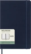 Kalendarze - MOLESKINE kalendarz 2025 GRANATOWY LARGE WEEKLY HARD TYGODNIOWY (13x21) - miniaturka - grafika 1