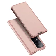 Etui i futerały do telefonów - Dux Ducis Skin Pro kabura etui pokrowiec z klapką Xiaomi Poco F4 5G różowy - miniaturka - grafika 1