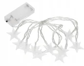 Oświetlenie świąteczne - LAMPKI LED NA CHOINKĘ DRUCIK NA BATERIĘ 2M CIEPŁE - miniaturka - grafika 1