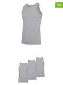 Koszulki męskie - Fila Podkoszulki (3 szt.) w kolorze szarym - miniaturka - grafika 1