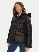 Kurtki damskie - Calvin Klein Kurtka puchowa K20K207733 Czarny Regular Fit - miniaturka - grafika 1