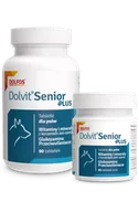Suplementy i witaminy dla psów - Dolvit Senior Plus Mini 2x90tab. - miniaturka - grafika 1