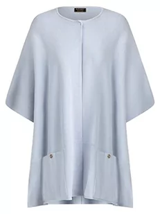 ApartFashion Damski strój APART dziergany jako kardigan z oddzielnym kołnierzem szalowym, jasnoniebieski, normalny, jasnoniebieski, L - Swetry damskie - miniaturka - grafika 1