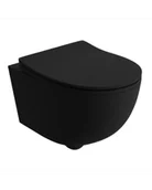 Miski WC - Lavita Miska wisząca WC Brava Black 5900378335191 - miniaturka - grafika 1