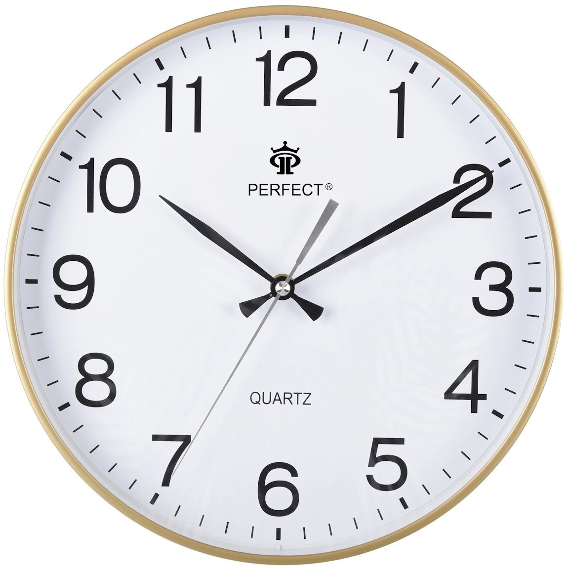 Perfect Zegar ścienny PW360-1700-3 złoty 30 cm