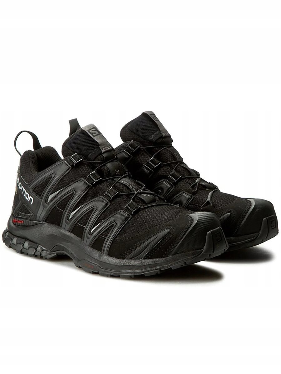 SALOMON MĘSKIE BUTY TREKKINGOWE CZARNE Z LOGO 42 16IA