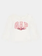 Bluzki damskie - Gap Bluzka 794152-00 Biały Regular Fit - miniaturka - grafika 1