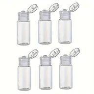 Pozostałe akcesoria kosmetyczne - TEMU Zestaw 6 sztuk pustych plastikowych butelek podróżnych o pojemności 15ml-30ml/0.5oz-1oz z zakrętką typu , odpowiednich do próbek balsamu, - miniaturka - grafika 1