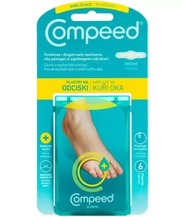 Compeed plastry nawilżające na odciski średnie 6 sztuk - Apteczki i materiały opatrunkowe - miniaturka - grafika 1