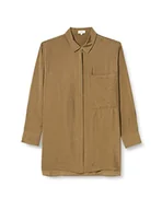 Bluzki damskie - s.Oliver Damska bluzka z długim rękawem, zielony, 46 - miniaturka - grafika 1