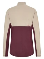 Bluzy damskie - Ziener Bluza polarowa "Japra" w kolorze beżowo-czerwonym - miniaturka - grafika 1