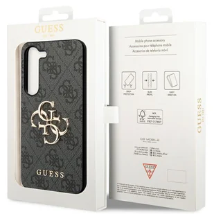 Guess GUHCS23FE4GMGGR S23 FE S711 szary/grey hardcase 4G Big Metal Logo - Etui i futerały do telefonów - miniaturka - grafika 12