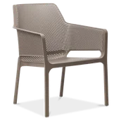 Krzesła - D2.Design Krzesło Net Relax beżowe 81739 - miniaturka - grafika 1