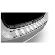 Nakładki na zderzak - Nakładka na zderzak do Toyota Auris II FL 2015-2018 Hatchback 5-drzwiowy - Trapez,Satyna - miniaturka - grafika 1