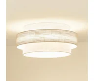 Lampy sufitowe - Brilagi - Plafon DOVER SPACE 1xE27/15W/230V śr. 50 cm szary/kremowy - miniaturka - grafika 1