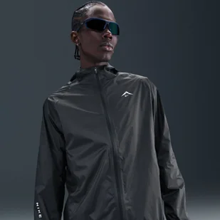 Męska wodoszczelna kurtka do biegania Storm-FIT ADV Nike Trailwind - Szary - Kurtki i kamizelki sportowe męskie - miniaturka - grafika 1