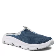 Klapki i japonki damskie - Klapki Salomon - Reelax Slide 6.0 L47112300 Blue Ashes/White/Pearl Blue - miniaturka - grafika 1
