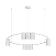 Lampy sufitowe - Lampa wisząca (koło) GENESIS WHITE 10xGU10 - miniaturka - grafika 1
