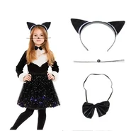 Stroje karnawałowe - Strój Kota Przebranie Akcesoria Kostium Kotka - miniaturka - grafika 1