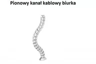 Meble modułowe i akcesoria - Sove SV-63 Osłona pionowa na kable kręgosłup - miniaturka - grafika 1