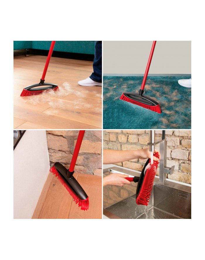 Vileda Pet Pro ALWAYS CLEAN broom red