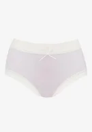 Majtki damskie - Figi damskie z wiskozy o pełniejszym kroju fioletowe Jessie Poupee Marilyn - POUPEE - miniaturka - grafika 1