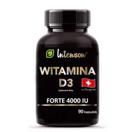 Witaminy i minerały - Intenson Witamina D3 4000 IU suplement diety 90 kapsułek 101598-uniw - miniaturka - grafika 1