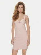 Sukienki - Guess Sukienka koktajlowa Sl Lilia W4GK13 WG492 Różowy Slim Fit - miniaturka - grafika 1