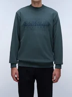 Bluzy męskie - Napapijri Bluza w kolorze zielonym - miniaturka - grafika 1