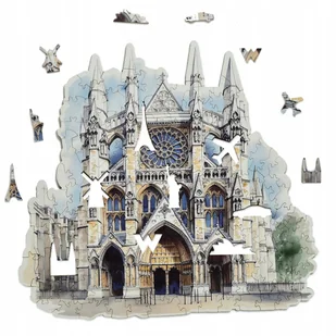 PUZZLE DREWNIANE WESTMINSTER 160 elementów trudne puzzle L - Puzzle - miniaturka - grafika 1