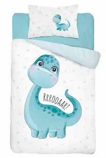 Detexpol Pościel 100x135 do łóżeczka Dinozaur Dino 3617B_20211117212959 - Pościel dla dzieci - miniaturka - grafika 1