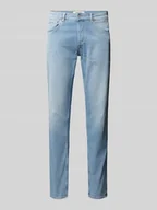 Spodnie męskie - Jeansy o kroju straight fit z 5 kieszeniami model ‘GROVER’ - miniaturka - grafika 1