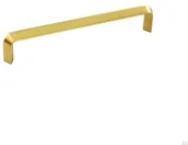 Zawiasy, okucia i inne akcesoria - Uchwyt meblowy podłużny Lines 160 Złoty szczotkowany - miniaturka - grafika 1